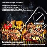 Inkbird Bluetooth 4.0 Barbecue Backofen Grillthermometer BBQ Bratenthermometer Fleisch Küche Thermometer Timer mit Temperaturalarm + Edelstahl Lange Temperaturfühler, App für Android 4.4 + top & iOS 7+ (Inkbird IBT-2X+2 Temperaturfühler) - 4