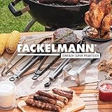 Fackelmann Mehrzweckzange, Küchen- und Grillzange aus Edelstahl – spülmaschinengeeignet & hitzebeständig (Farbe: silber, Länge: 27 cm), Menge: 1 Stück - 8