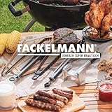 Fackelmann Mehrzweckzange, Küchen- und Grillzange aus Edelstahl – spülmaschinengeeignet & hitzebeständig (Farbe: silber, Länge: 27 cm), Menge: 1 Stück - 9