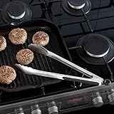 Premium Grillzange Küchenzange Universalzange aus Edelstahl mit Silikon für Grillen, Kochen, Backen & Servieren - 5