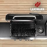 Landmann Rexon 4.1 PTS Gasgrill, Silber/Schwarz, 52 x 112 x 134 cm - 9