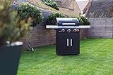 Landmann Rexon 3.1 PTS Gasgrill, Silber/Schwarz, 52 x 120 x 135 cm - 4