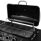 Broil-master Gasgrill BBQ GRILLWAGEN Edelstahl-Brennerr 5 Hauptbrenner in Farbe: schwarz - 5