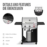 Enders® Gasgrill Chicago Next 3 R Turbo, 3-Edelstahlbrenner, doppelwandige Garhaube, 2 abklappbare Seitenablagen, integriertes Thermometer, 10,6 kW Switch Grid™, 800° Grad Turbo Zone™ #89346 - 5