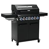 TAINO PLATINUM YAMARA DARK 4+2 Gasgrill Test - 2