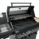 TAINO PLATINUM YAMARA DARK 4+2 Gasgrill Stahl 4 Brenner Keramik Sear-Burner Keramik Backburner Piezo-Zündung Grillrost Gusseisen - 2