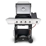 Nexgrill 4B Classic Gasgrill I 4 + 1 Brenner Gas Grill mit Seitenbrenner I Grillwagen mit Grillthermometer, Seitenablage und Seitenkochfeld - 2