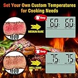 ThermoPro TP16 Digitales Bratenthermometer Ofenthermometer Fleischthermometer Grillthermometer Küchen Thermometer mit Timer für BBQ, Grill, Smoker - 3