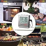 ThermoPro TP16 Digitales Bratenthermometer Ofenthermometer Fleischthermometer Grillthermometer Küchen Thermometer mit Timer für BBQ, Grill, Smoker - 7