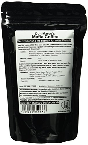 DON MARCO’S Mafia Coffee Rub, 1er Pack (1 x 180 g) - 3